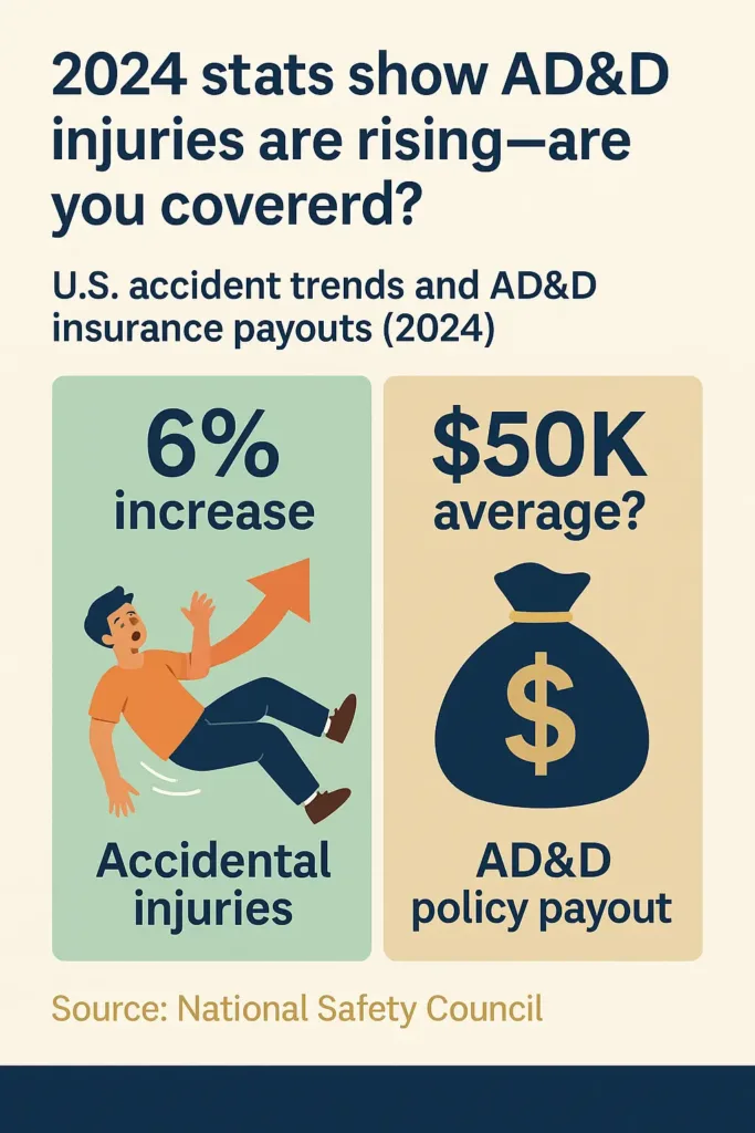 AD&D Insurance ad&d insurance 2024 U.S. statistics on AD&D injuries and average policy payouts