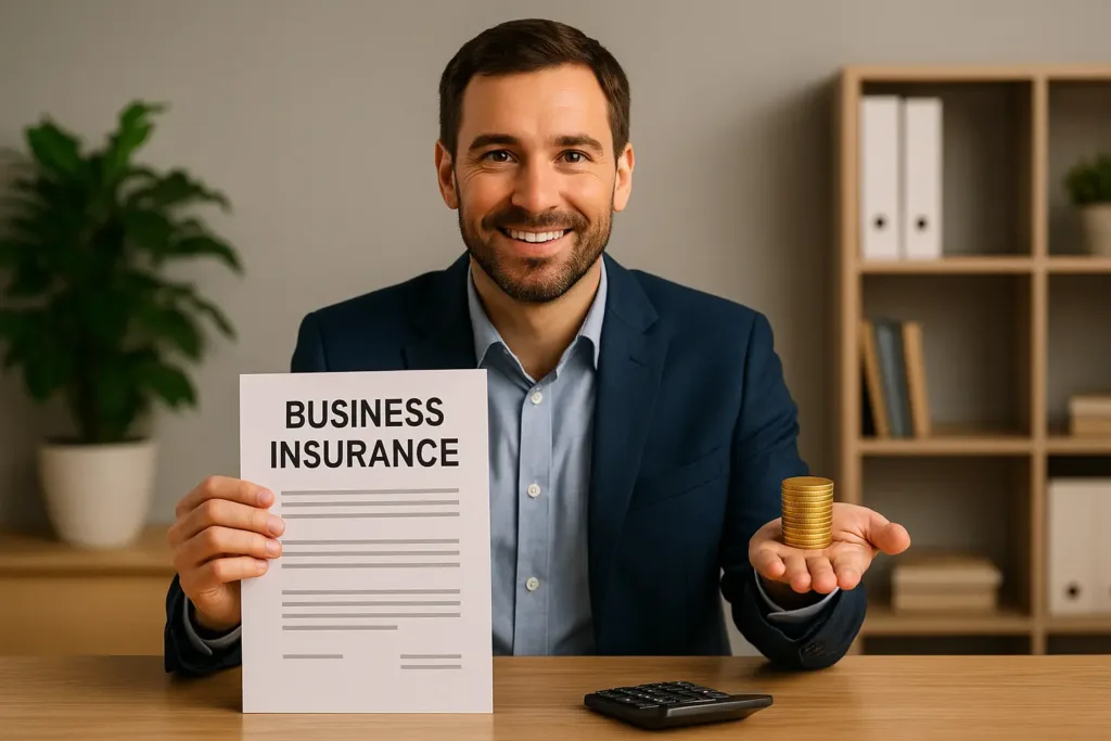Business Insurance Business Insurance Young business owner reviewing policy documents – how much is business insurance in 2025