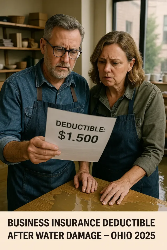 What Is a Deductible in Insurance what is a deductible in insurance Small business owners handling deductible after water damage in Ohio