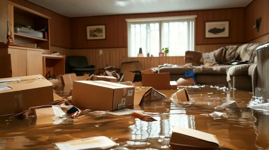 Insurance Policy: 7 Critical Truths You Must Know ** Insurance Policy Homeowner discovering their insurance policy excludes flood damage after a basement disaster