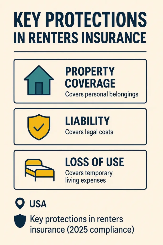 How Much is Renters Insurance? how much is renters insurance Breakdown of renters insurance protections – property, liability, living expenses (2025)