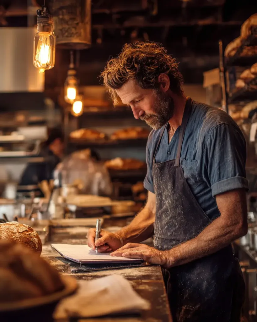 How Much Is Business Insurance? Understand Costs & Save Smart how much is business insurance Bakery owner in San Diego reviewing how much is business insurance for his bakery