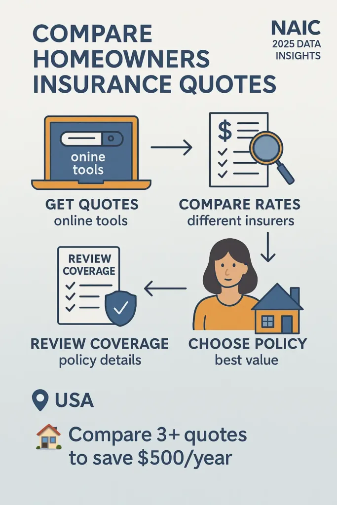 Cheapest Homeowners Insurance cheapest homeowners insurance Comparing homeowners insurance quotes across providers in the USA using online tools – 2025 data insights