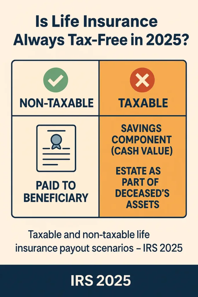 Is Life Insurance Taxable? A Clear Guide to IRS Rules is life insurance taxable IRS tax rules overview for life insurance payouts – taxable scenarios 2025