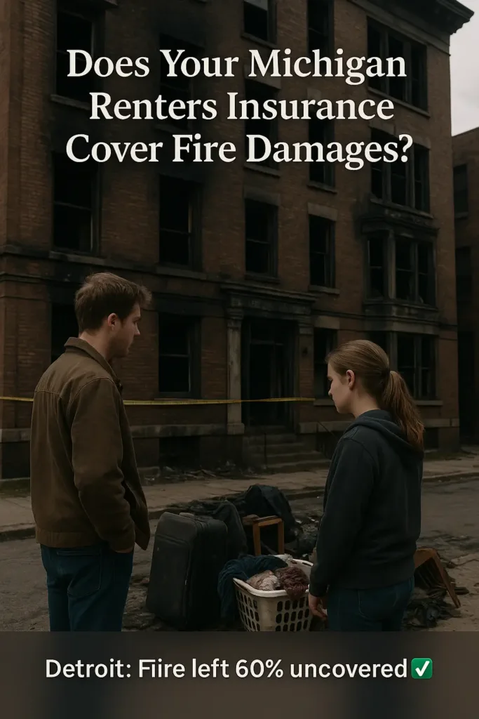 Renters Insurance Michigan renters insurance michigan 2025 Detroit fire incident: renters face 60% loss coverage gap in Midtown & Corktown