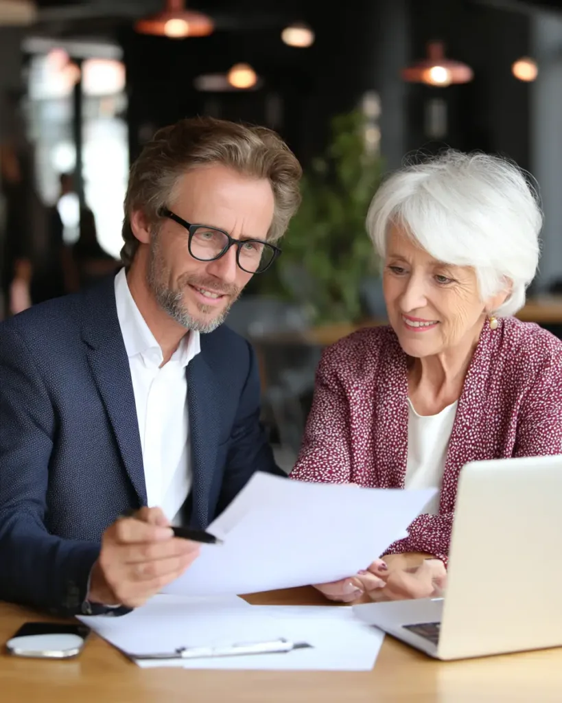 Insurance for Mobile Homes: Essential Tips & Savings Guide insurance for mobile homes Insurance for mobile homes: agent explaining policy to senior in Ohio