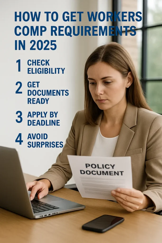 Breast Pump Through Insurance breast pump through insurance Businesswoman reviewing a policy document with workers comp compliance steps checklist 2025