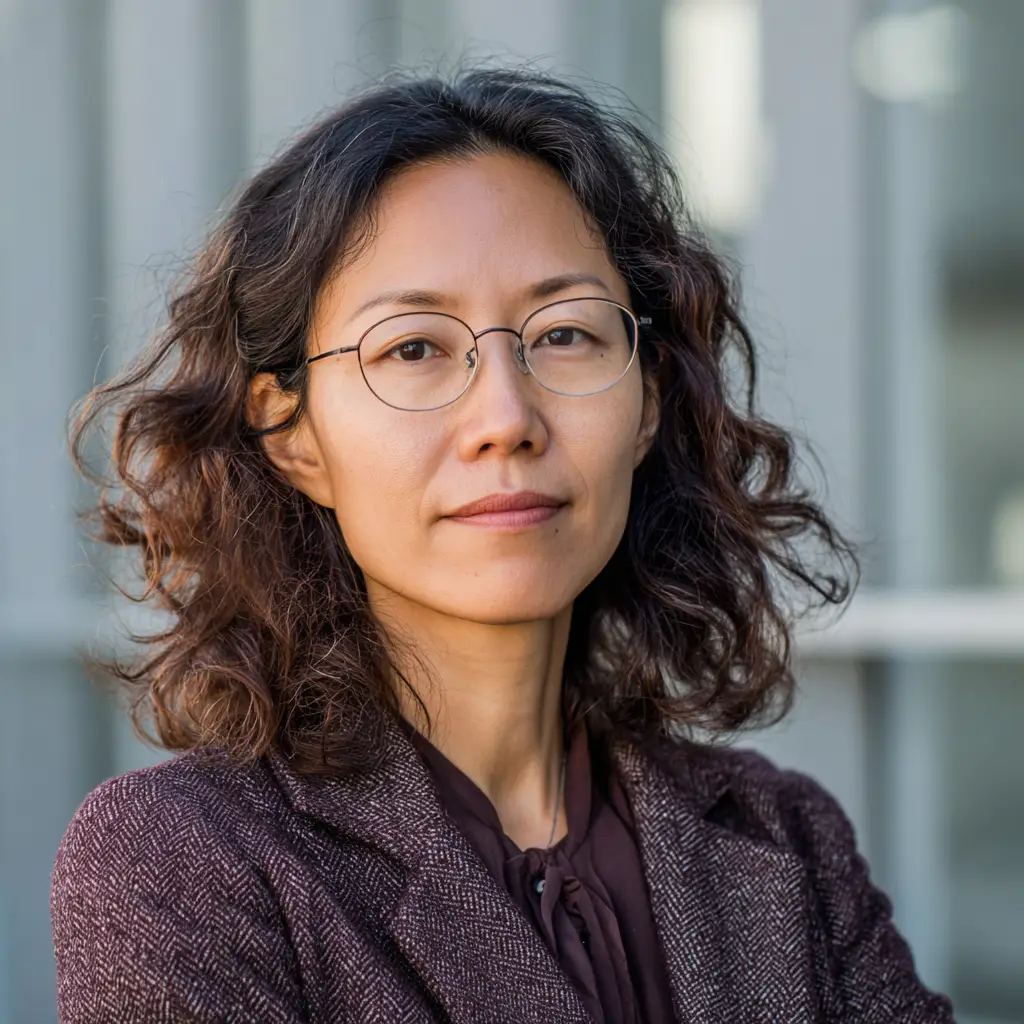About Us insurance Illustrative portrait representing Jennifer Chen, editorial contributor persona for Health Policy and Insurance Systems content