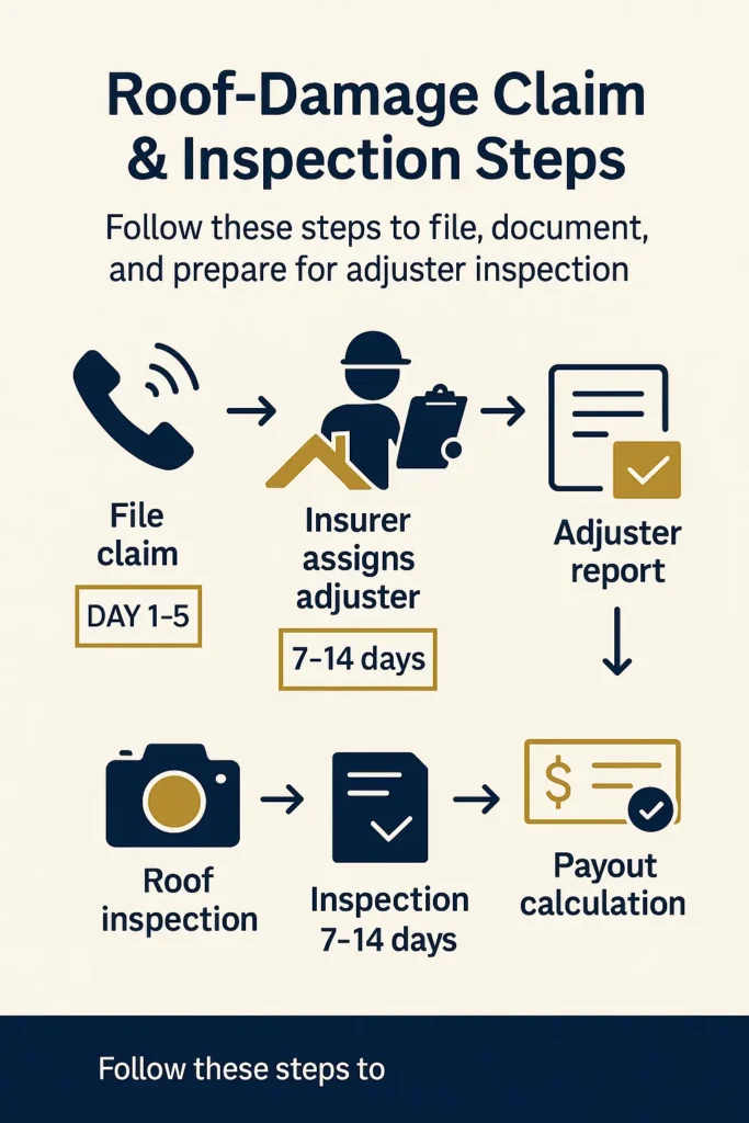 Home Insurance Payout for Roof Damage - Complete Guide 2025 home insurance payout for roof damage step-by-step claim-filing to inspection timeline for Home Insurance Payout for Roof Damage