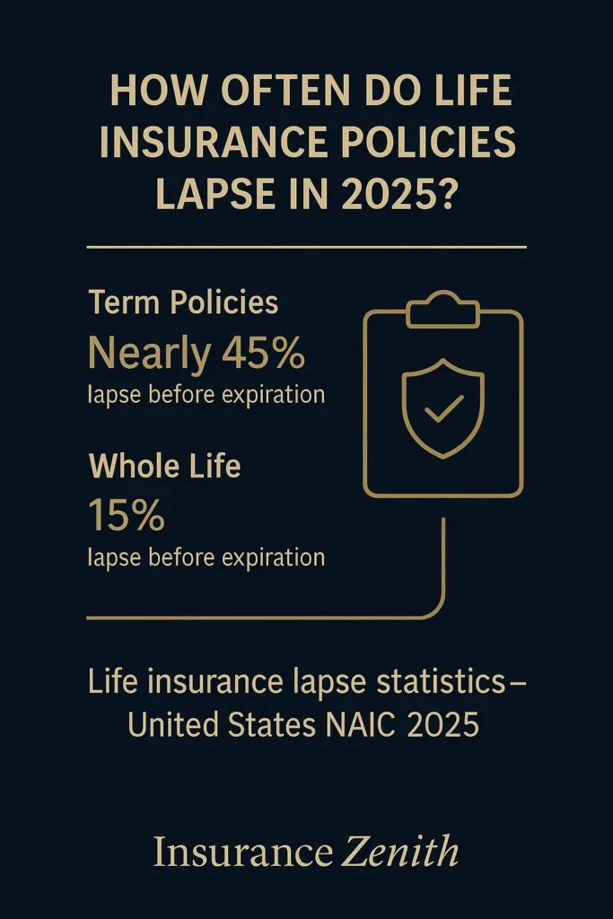Term vs Whole Life Insurance Term vs Whole Life Insurance U.S. life insurance policy lapse statistics — 2025 NAIC report highlight