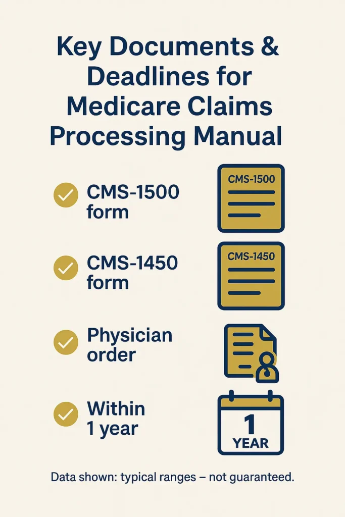 Medicare Claims Processing Manual - Complete Guide 2025 medicare claims processing manual checklist of required forms and timeline for Medicare Claims Processing Manual submission
