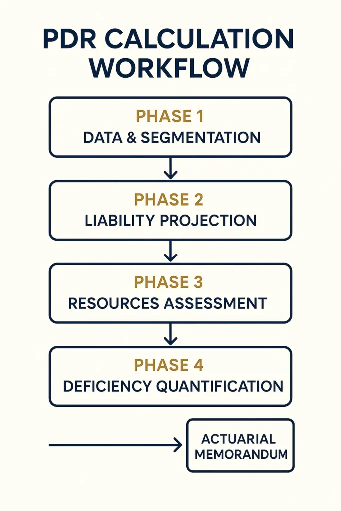 Premium Deficiency Reserve - Complete Guide 2025 Premium Deficiency Reserve Workflow of Premium Deficiency Reserve: data, projection, resources, deficiency steps