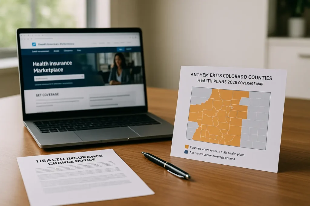 Health Insurance Health Insurance Counties where Anthem exits Colorado counties health plans 2026 showing affected regions and alternative carrier coverage options