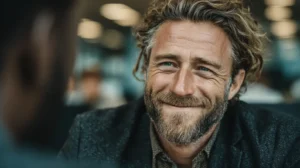 real-life scene showing AI Underwriting Bias Discrimination Insurance 2025 discussion between policyholder and insurer