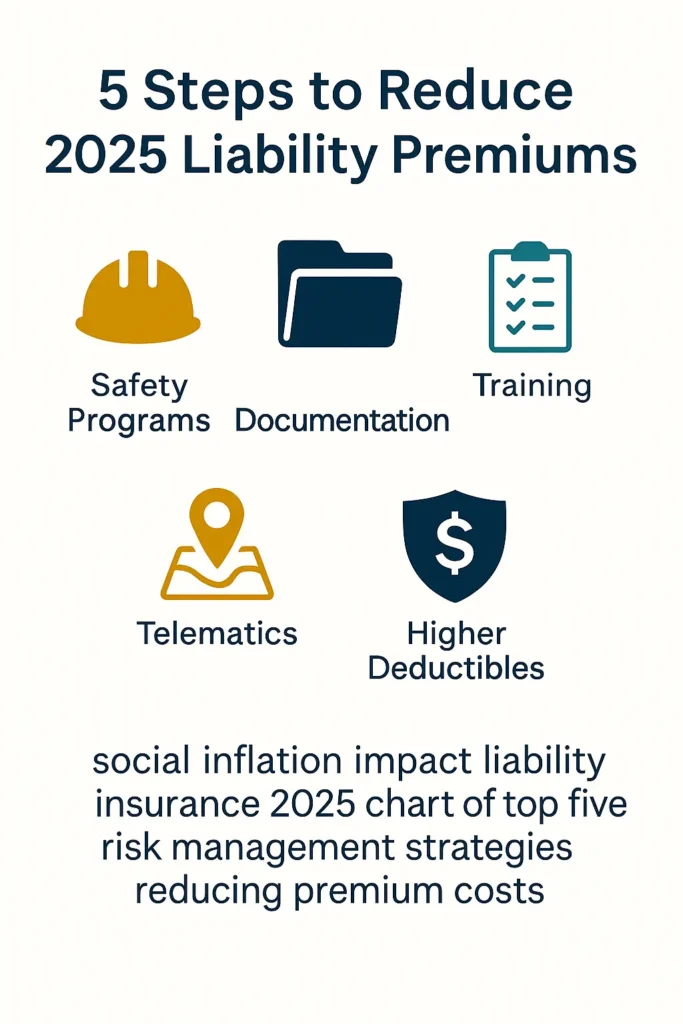 Social Inflation Impact Liability Insurance 2025: Complete Business Guide social inflation impact liability insurance 2025 social inflation impact liability insurance 2025 chart of top five risk management strategies reducing premium costs
