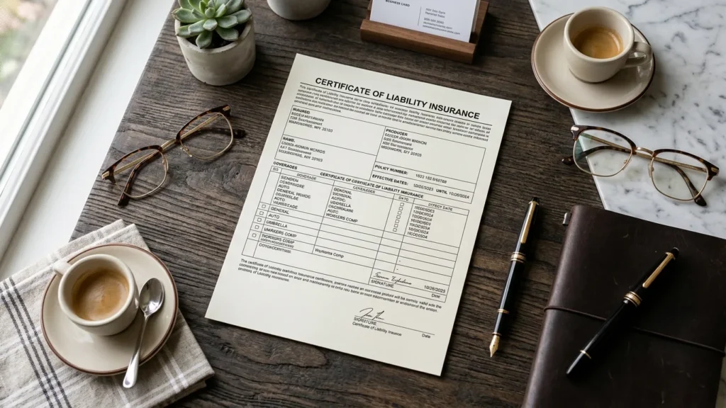 Certificate of Liability Insurance: What It Is and How to Get One